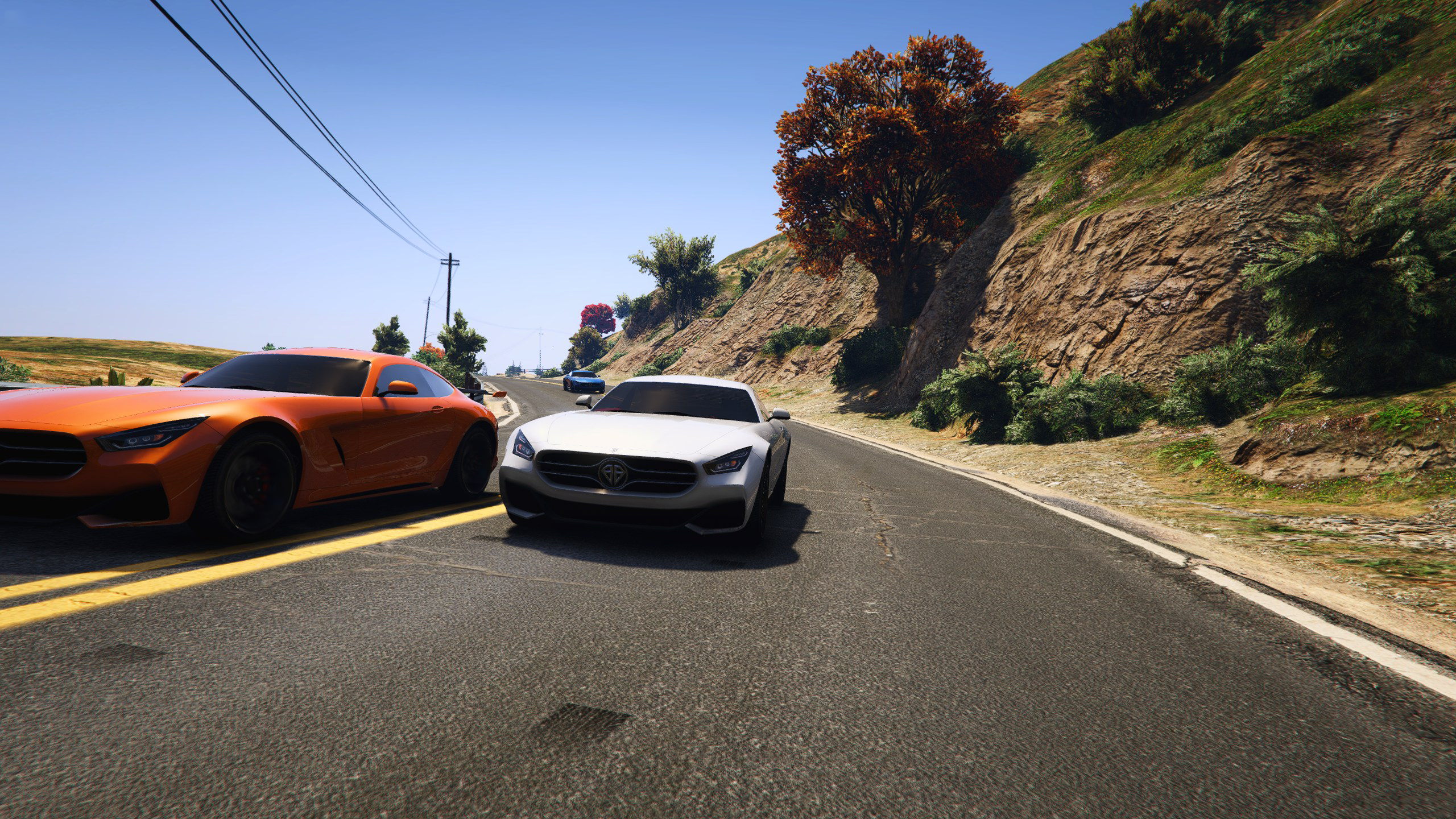 GTA5 Events - Racing action on mountain roads